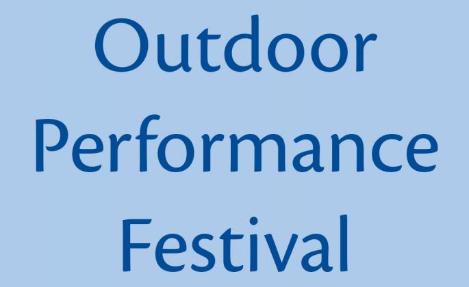 Text that reads 'Outdoor Performance Festival'