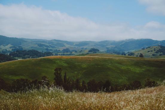 View of hillscape