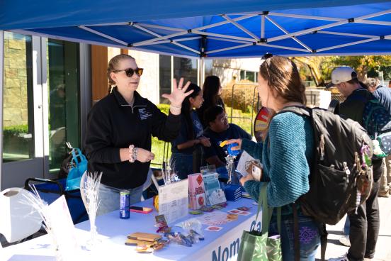 Noma Cares info tent