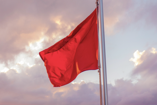 A red flag