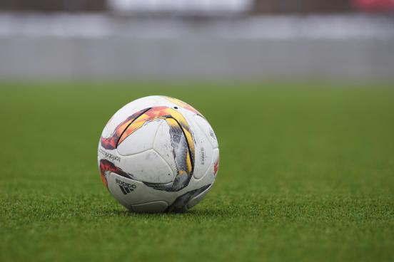View of a soccer ball