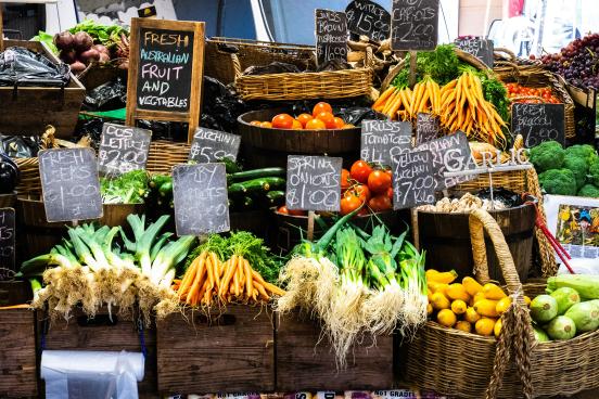 Farmer's Market stand