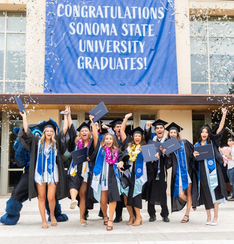 Students at Graduation