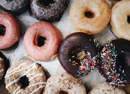 A variety of donuts