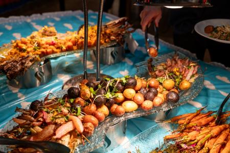 View of food on a table