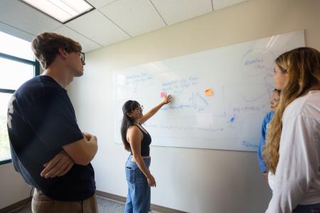 Students study together