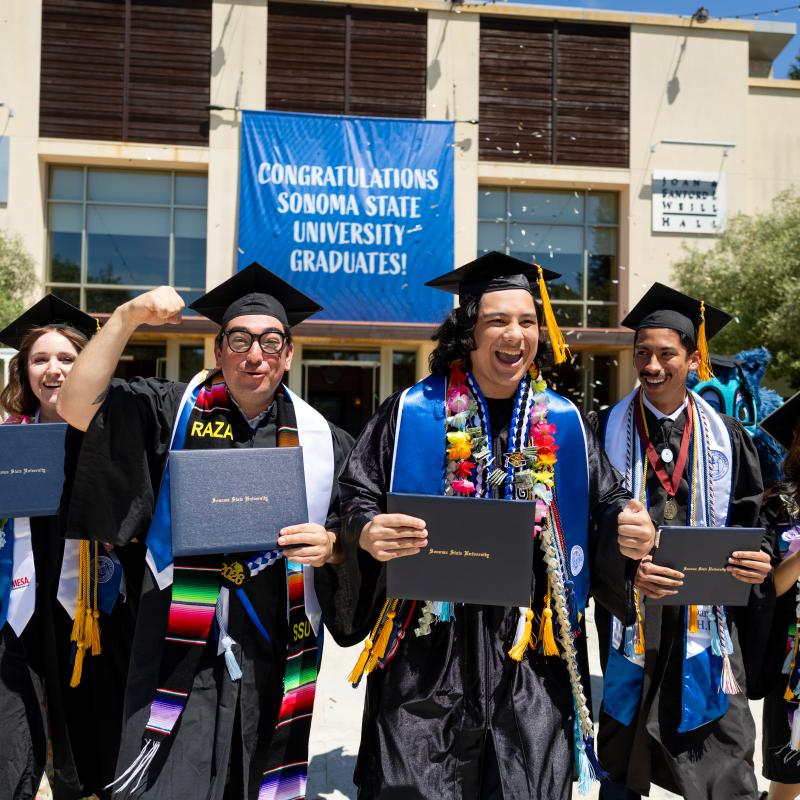 Students at Graduation