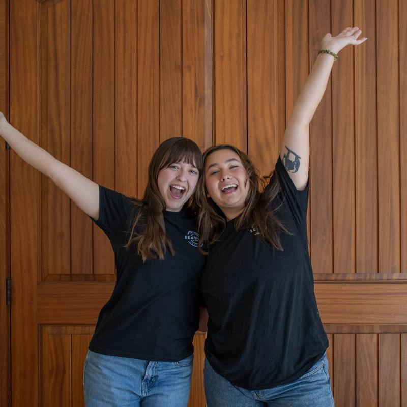 students at green music center