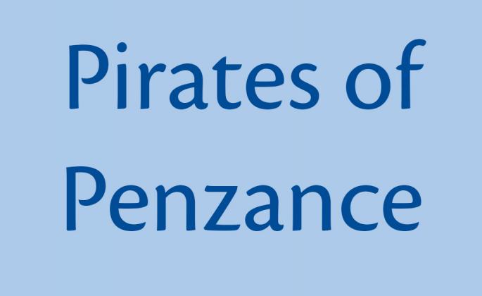 Text that reads 'Pirates of Penzance'