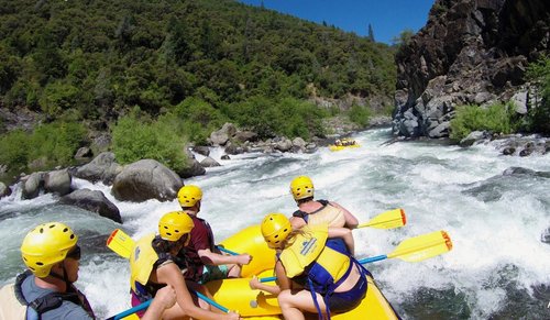 People river rafting 