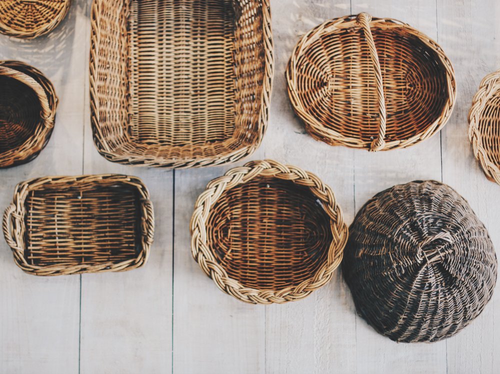 woven baskets