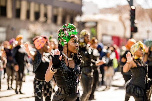 members of the Black Joy Parade 