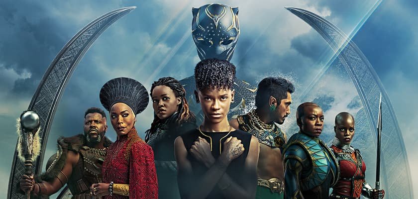 Film poster for 'Black Panther Wakanda Forever'