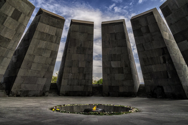 stone pillars