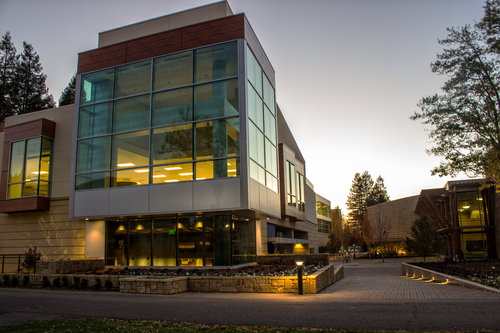 Outside of the student center