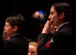 The United States Navy Concert Band performing