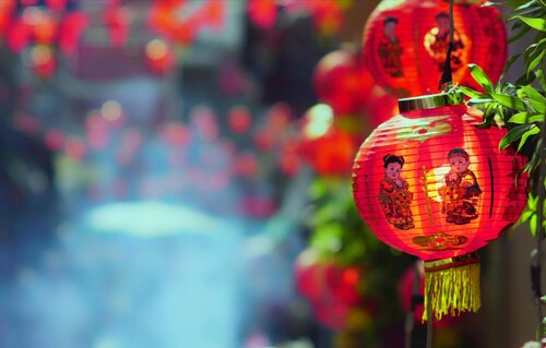 Chinese paper lanterns 