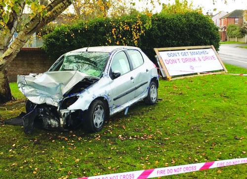 Car after an accident 