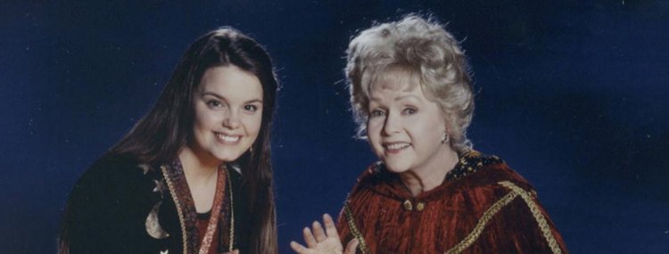 Characters Marnie and her grandmother from "Halloweentown"