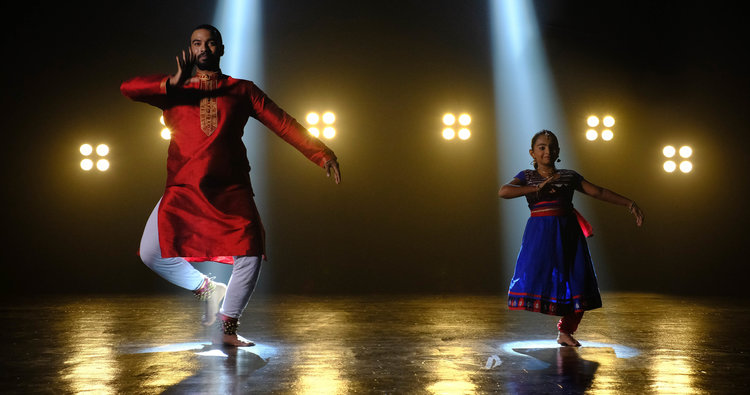 Dancers on stage