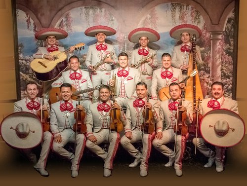 Mariachi Sol De Mexico band group photo