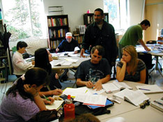 Students studying 