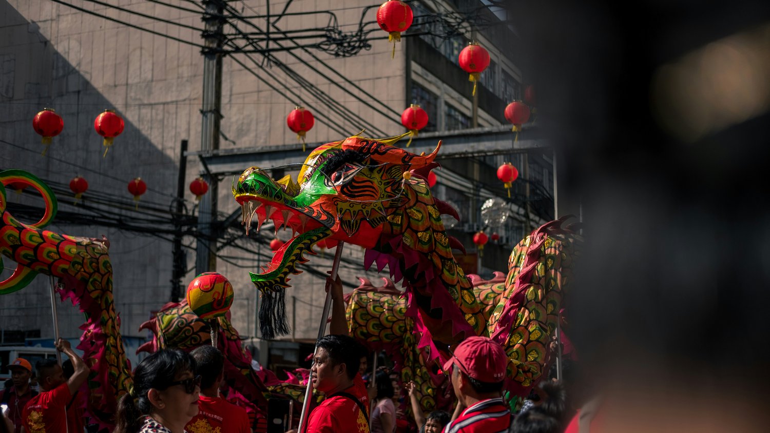 Colorful costumes at the Lunar New Year Parade