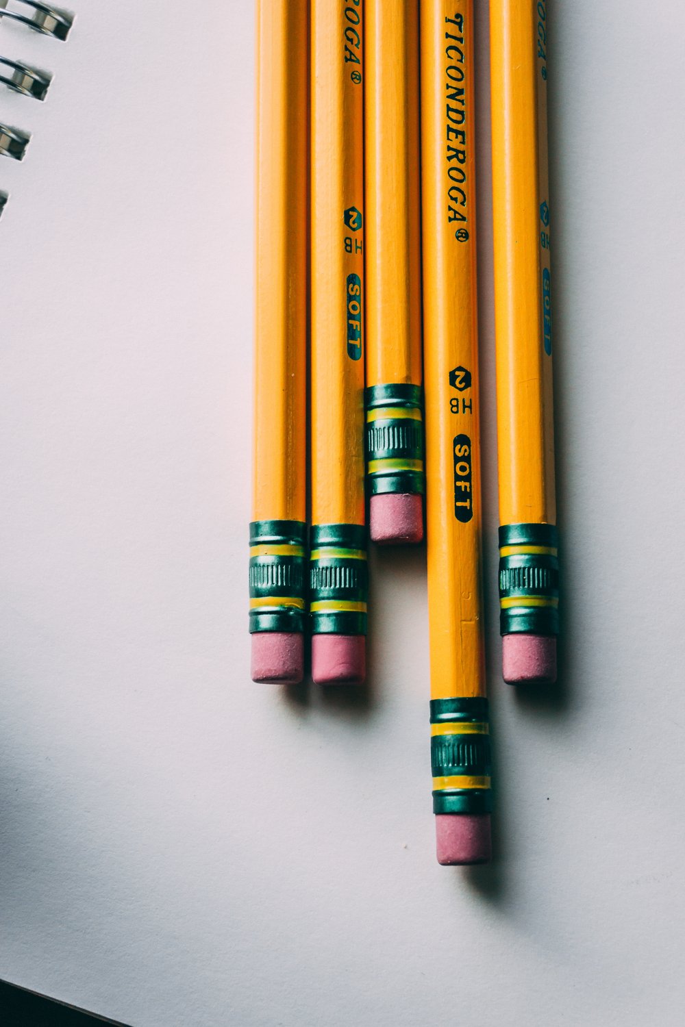 five pencils