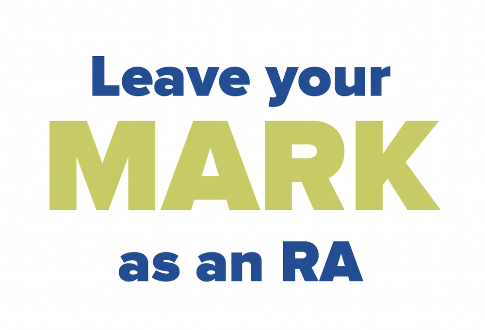Leave your mark as an RA