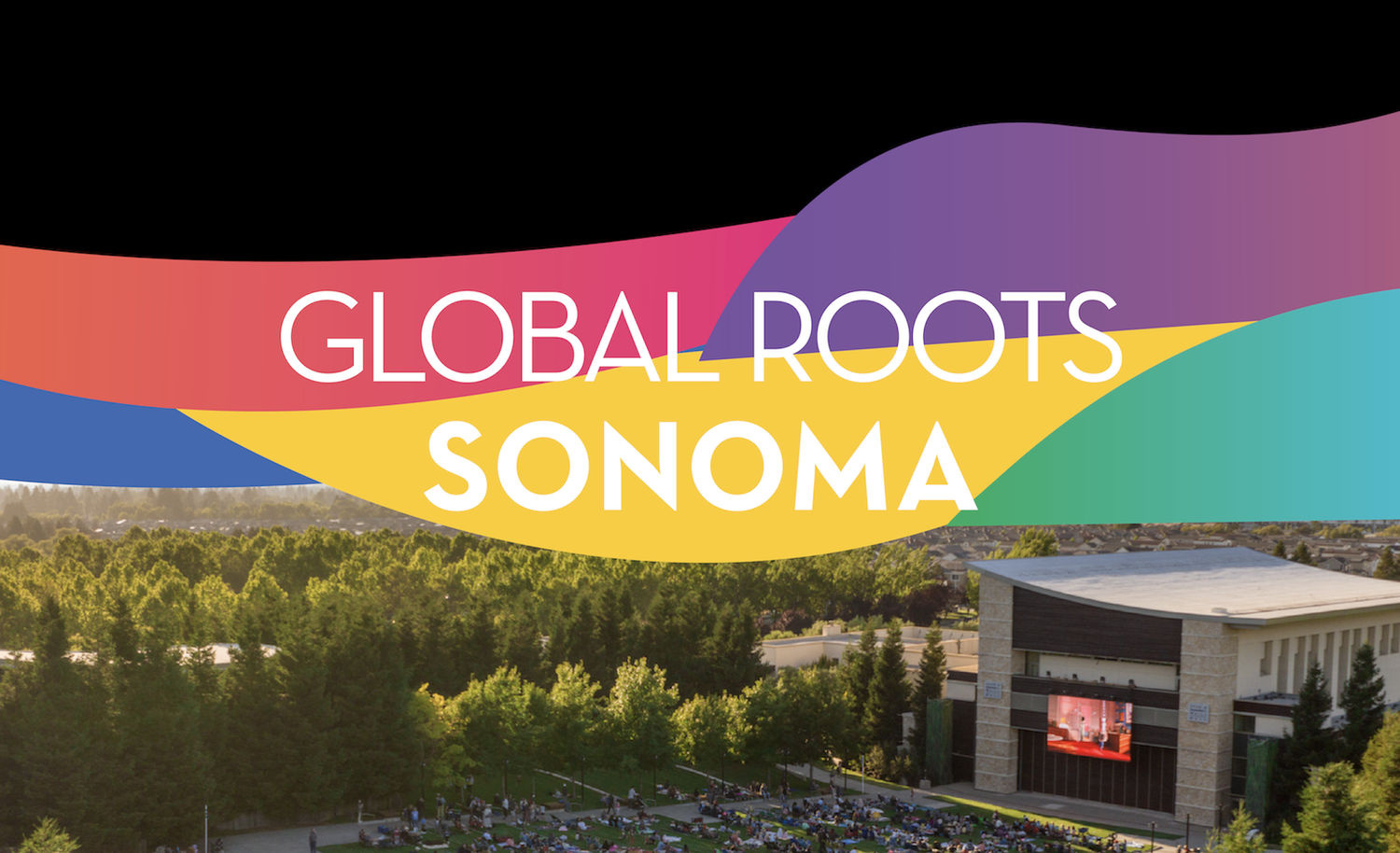 The web flyer for the Global Roots Sonoma event