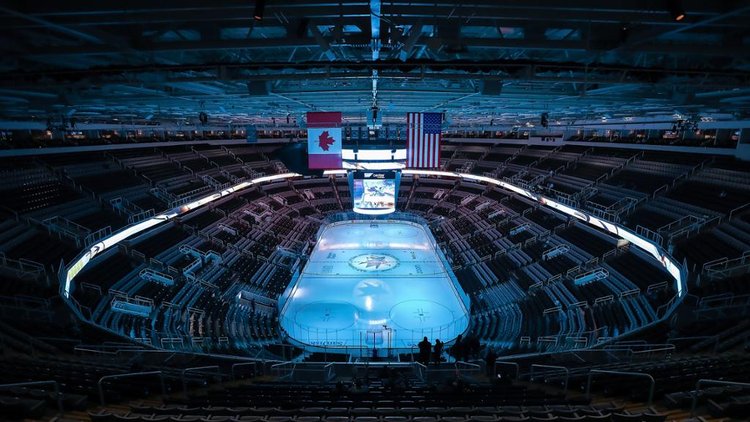 A wide-angle view of Shark Tank Stadium