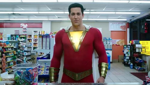 Zachary Levi as Shazam the superhero 