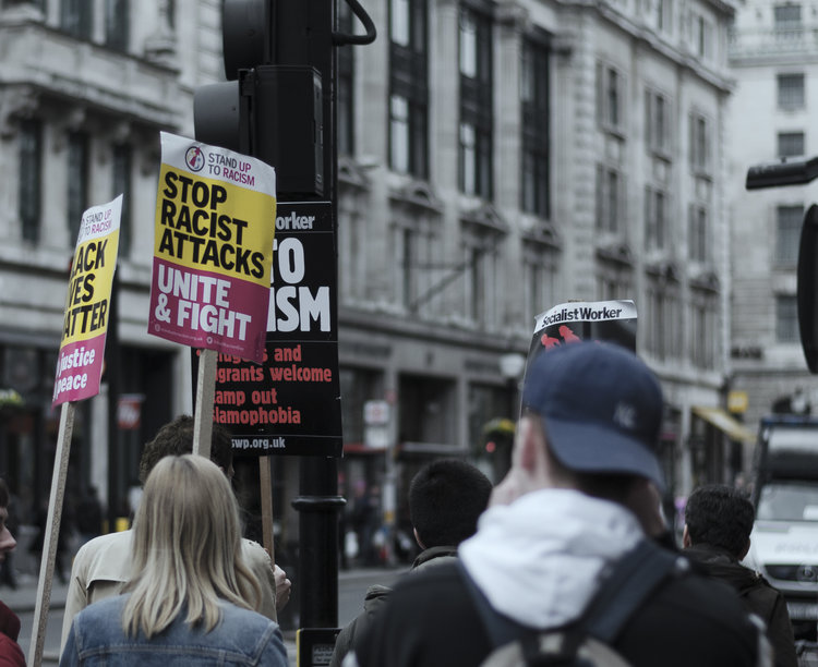 Protest signs