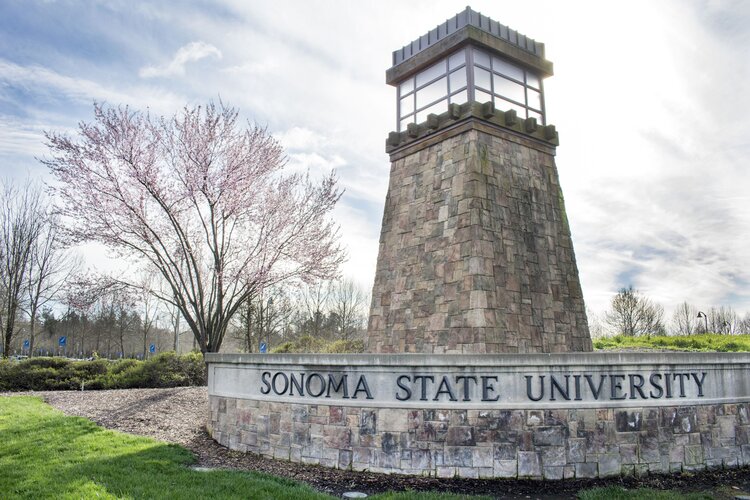Sonoma State University entryway 
