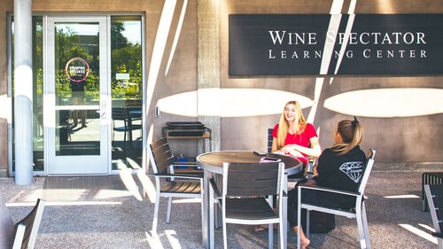 Students at the Wine Learning Center 