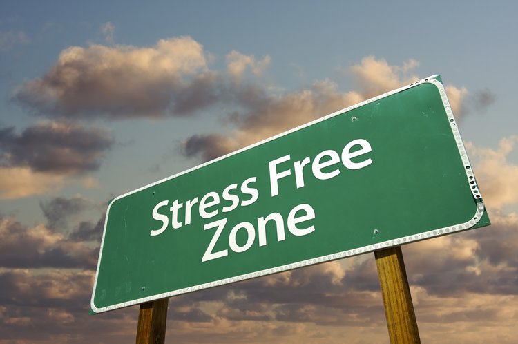 Stress Free Zone Sign