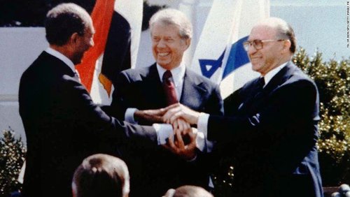 World leaders shaking hands