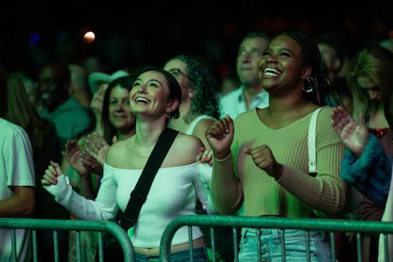 Students at a concert in the Green Music Center