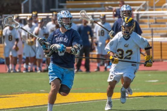 Sonoma State Men Playing Lacrosse