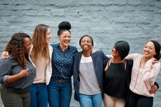 Women Laughing Together