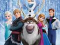 The animated characters of the movie 'Frozen'