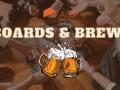Flyer for ASP's 'Boards & Brews' event