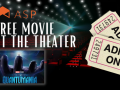 Flyer for 'ASP Free Movie At The Theater' event