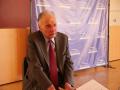 Ralph Nader sitting down with SSU News // Photo by Francisco Carbajal