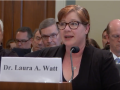 Laura Watt testifying before House Committee on Natural Resources