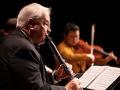 David Shifrin playing clarinet in a performance 