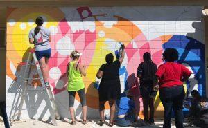 People Painting Together